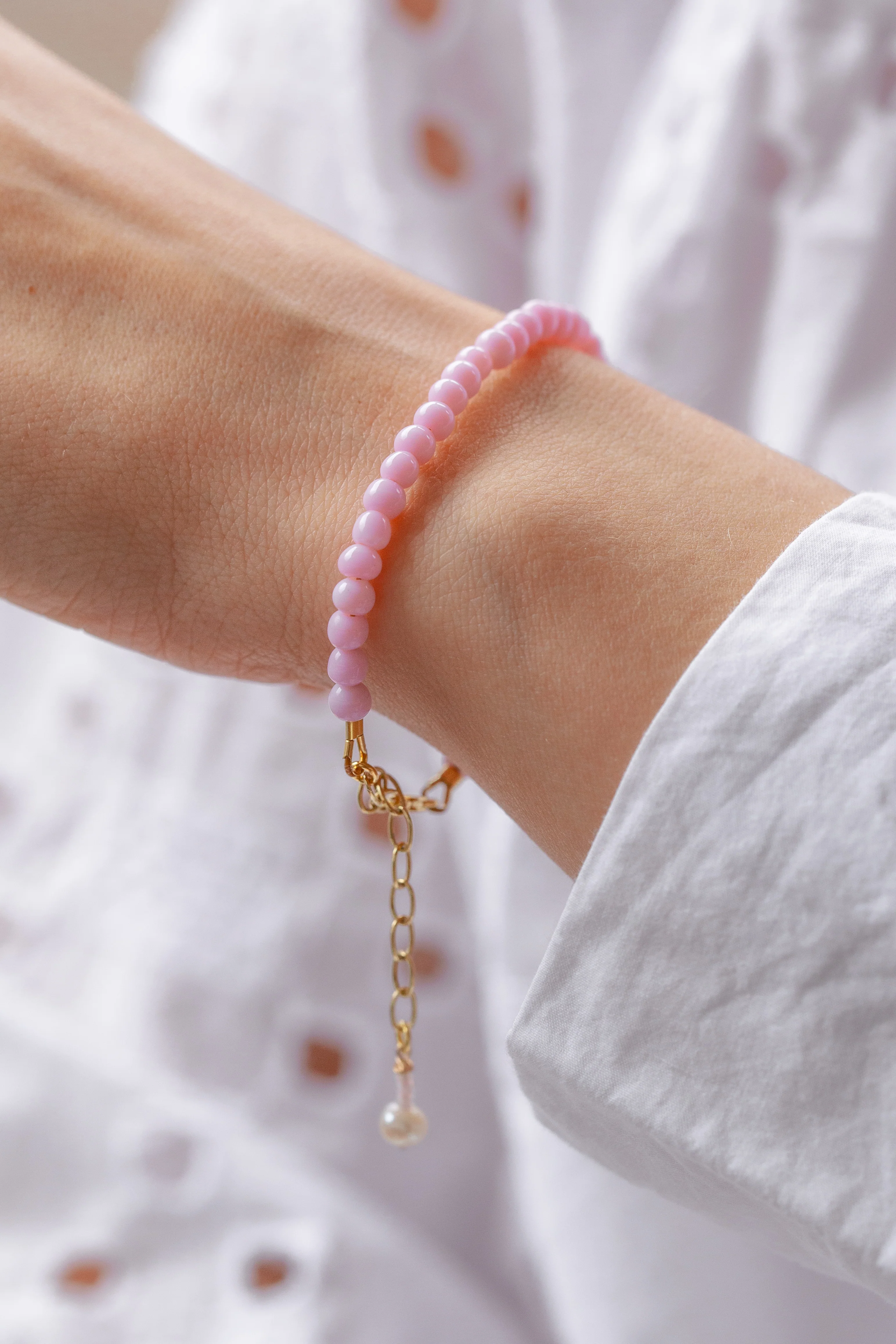 Bubblegum Pink Bracelet - Image 4
