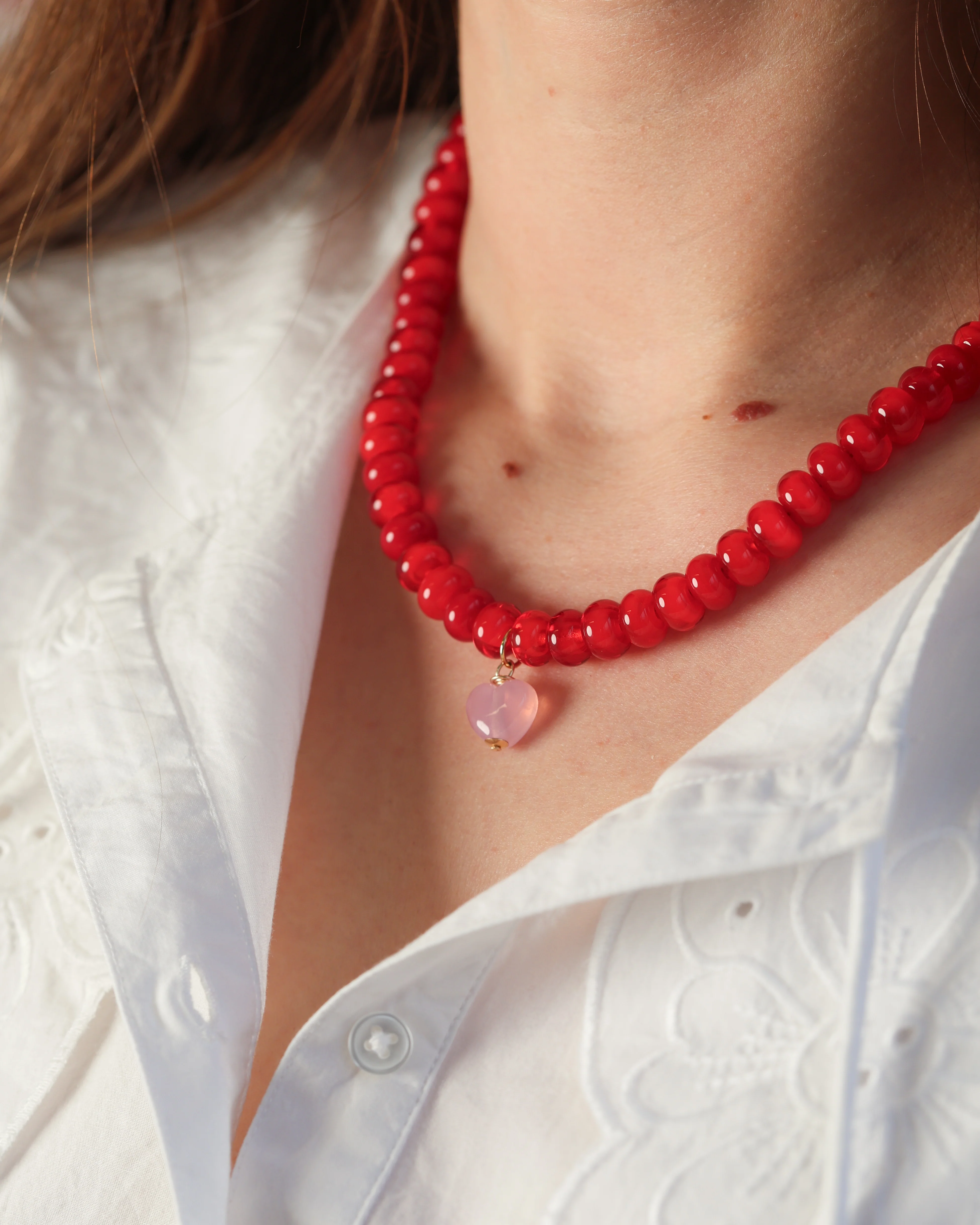 Forever & Always Necklace- Red - Image 2