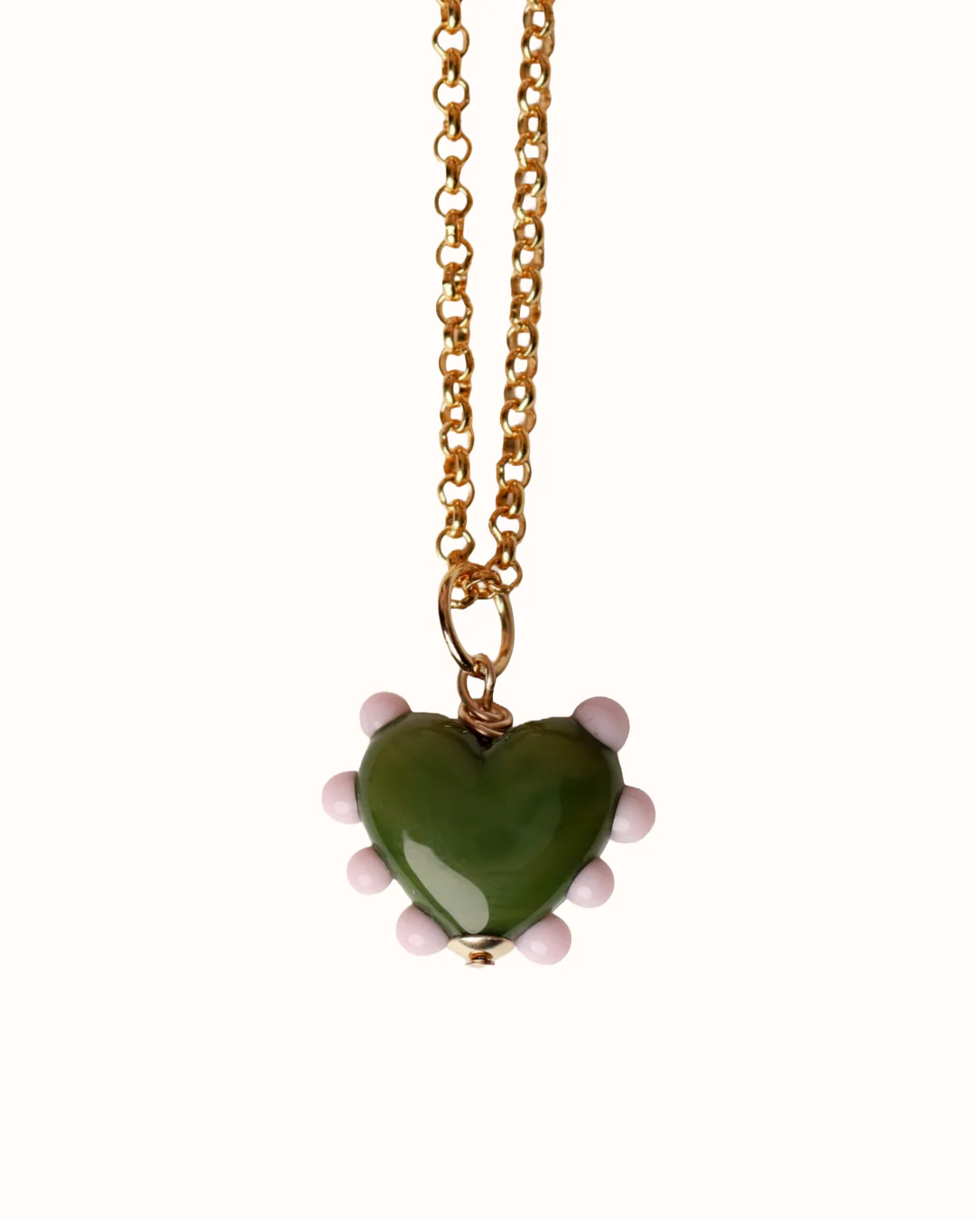 Forest Heart Charm Necklace - Image 2