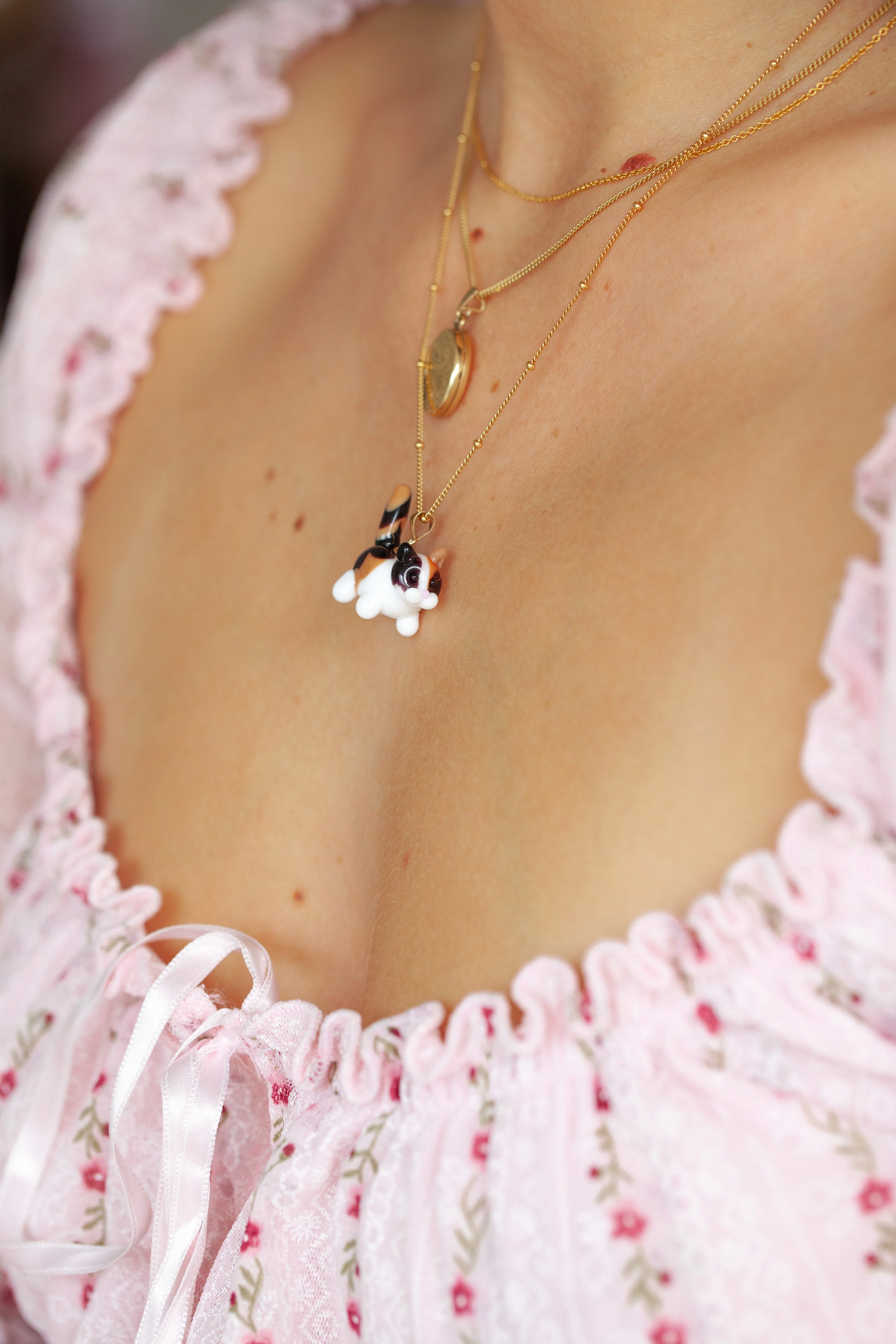 Cat Charm Necklace - Image 5