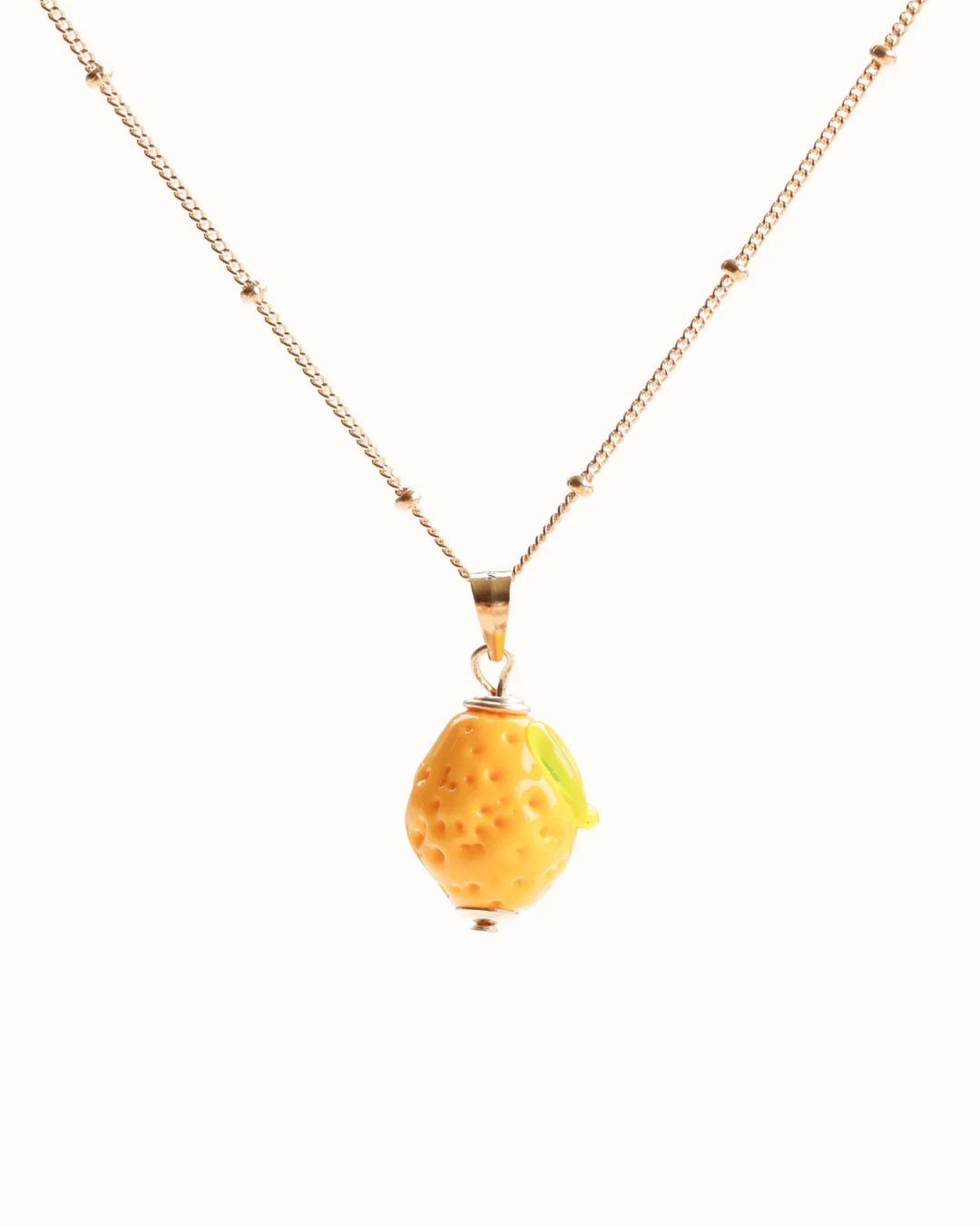 Lemon Charm Necklace