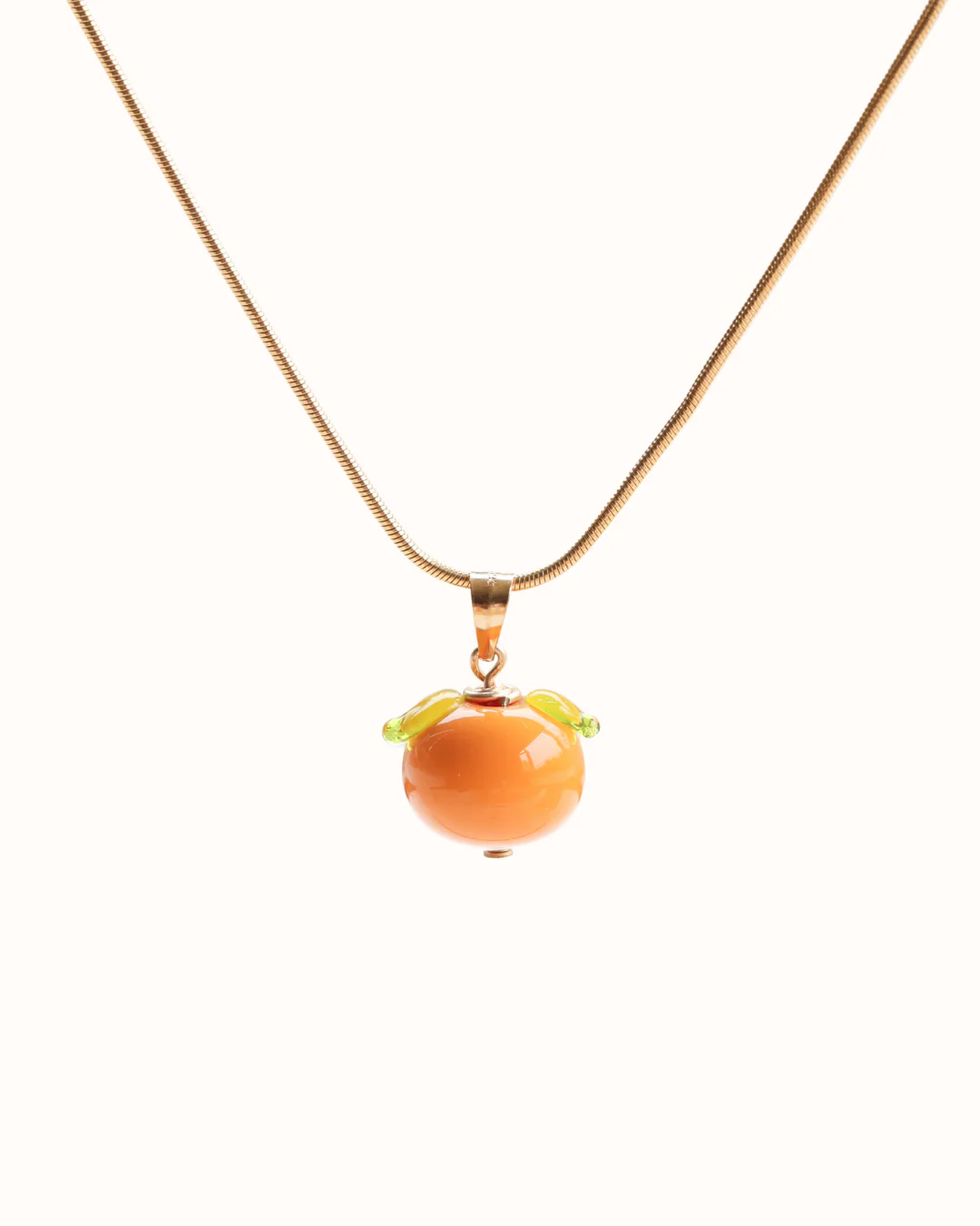 Orange Charm Necklace - Image 4