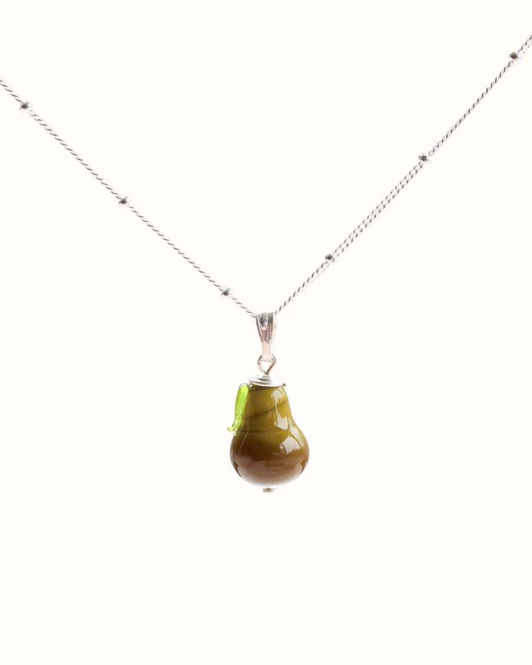 Pear Charm Necklace - Image 3