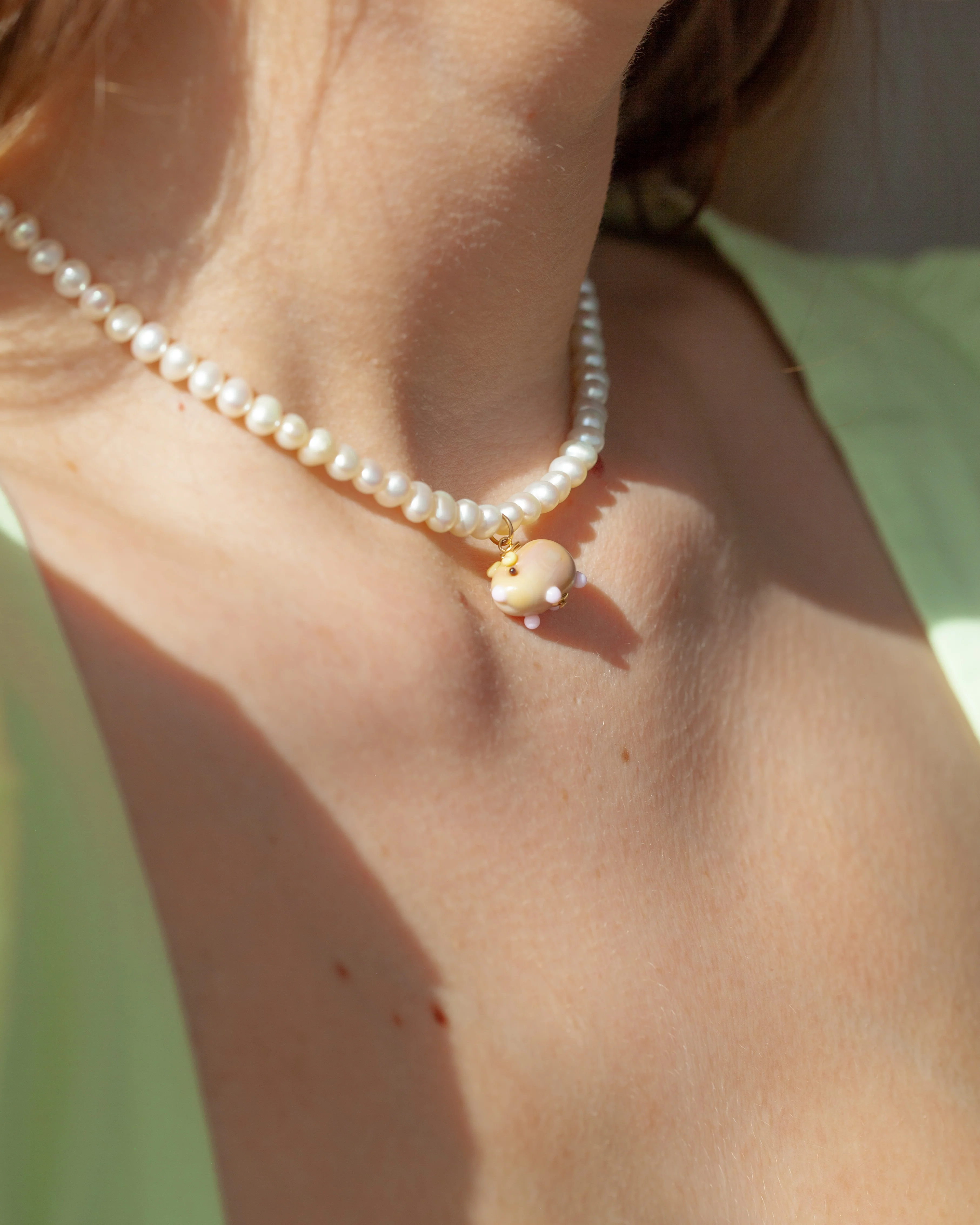 Pearly Guinea Necklace with CUSTOM Guinea Pig *Extended Pre-Order 22-26 weeks - Limited Slots Available* - Image 4