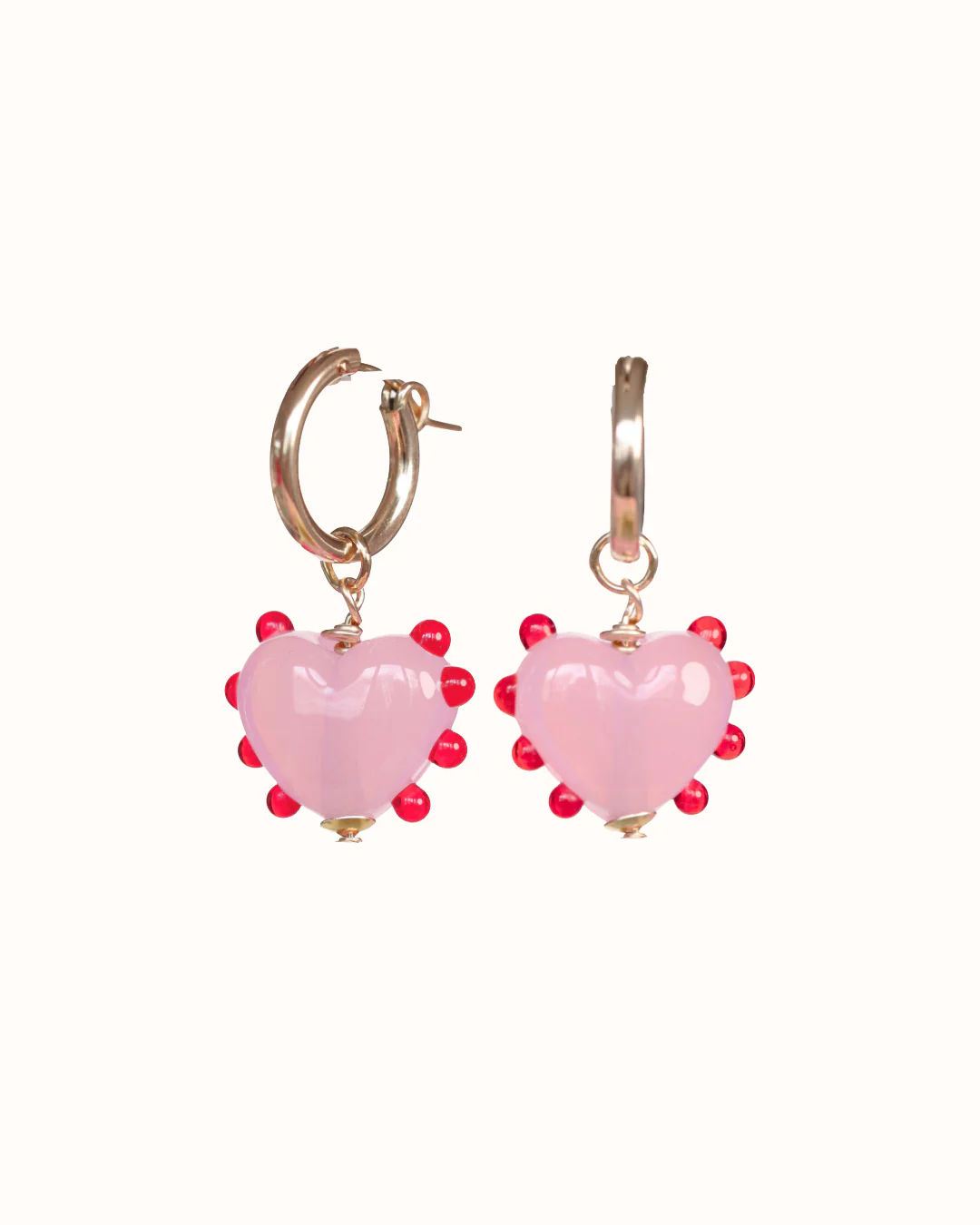 Sherbet Heart Earrings