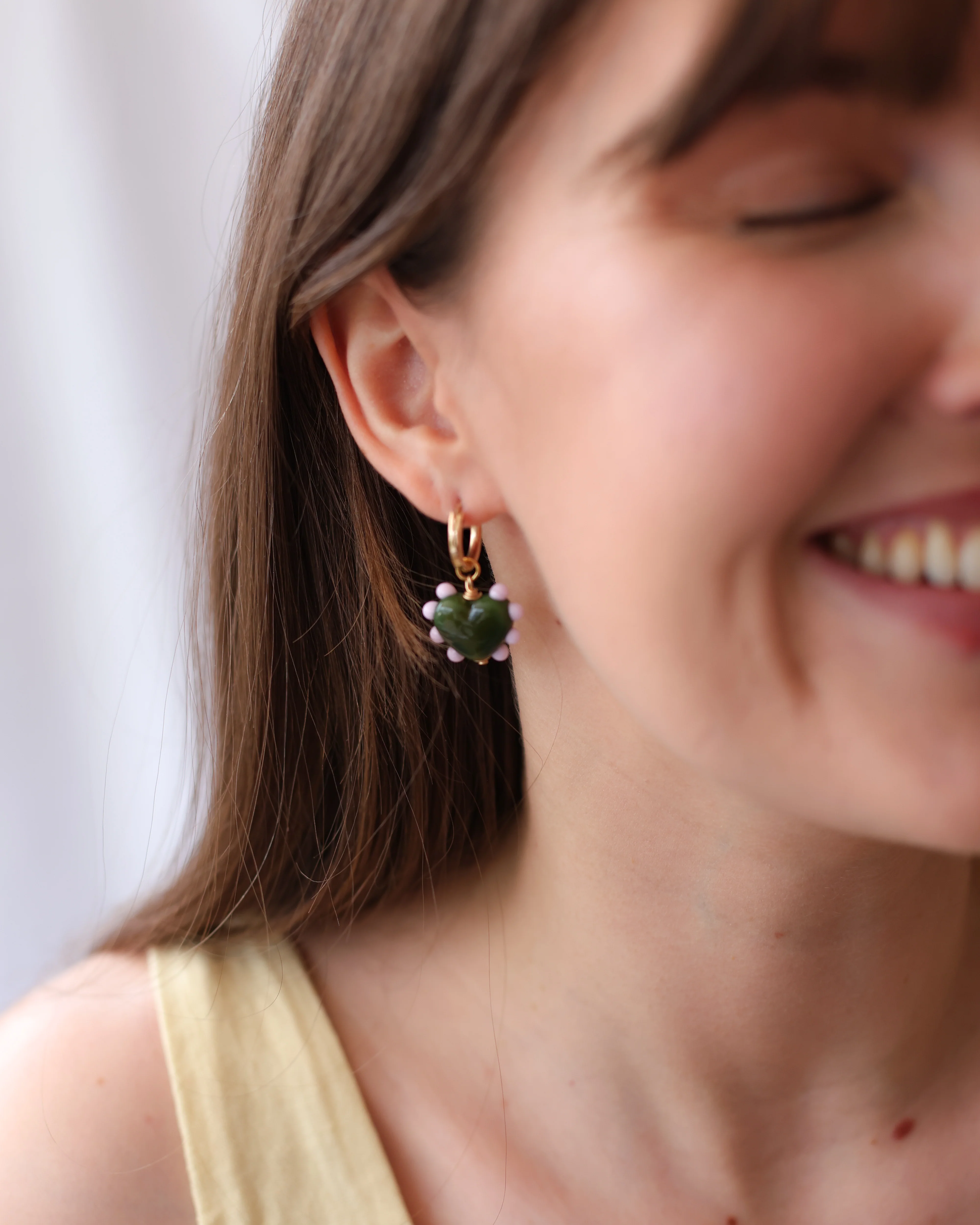 Forest Heart Earrings - Image 2