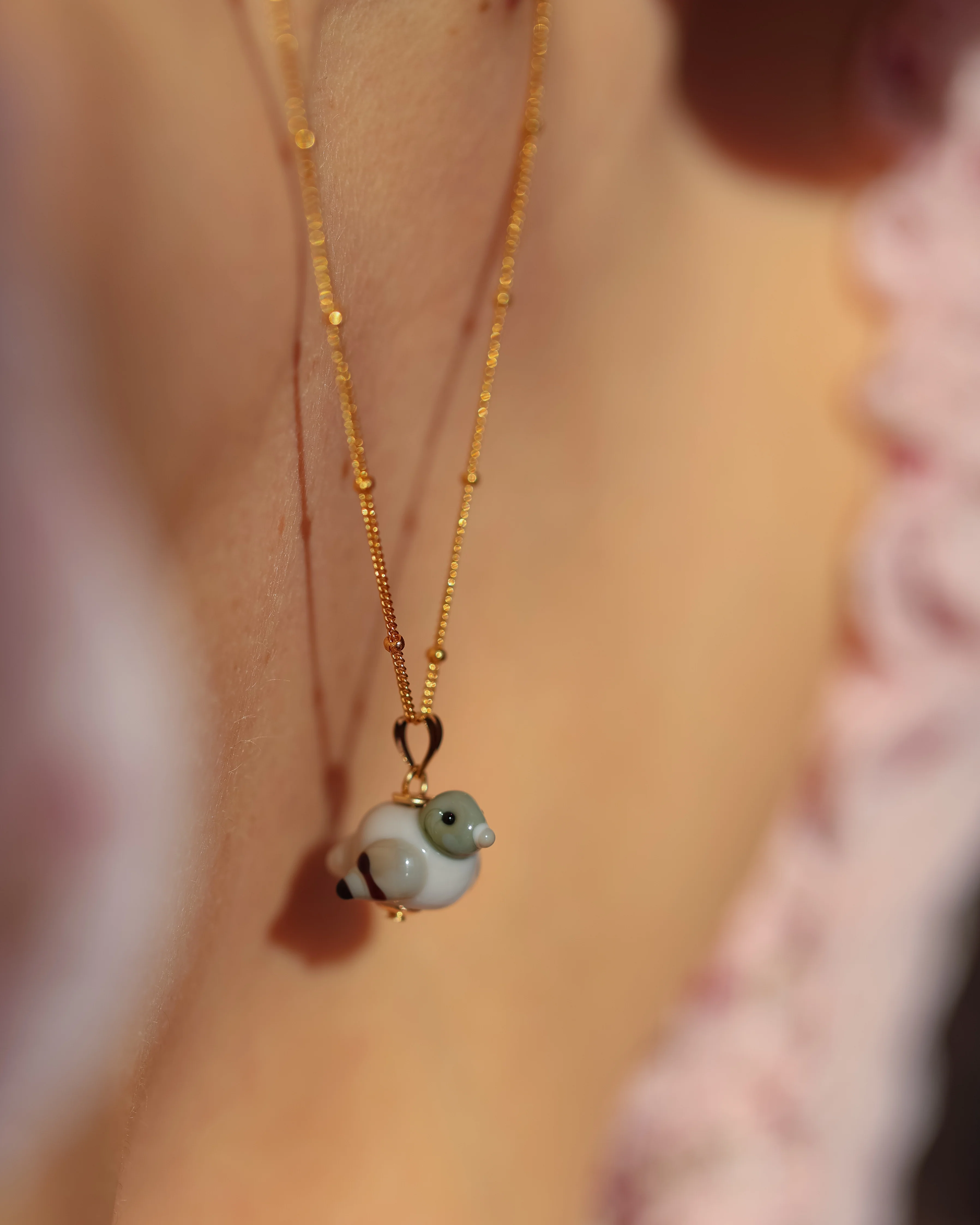 Pigeon Charm Necklace - Image 2