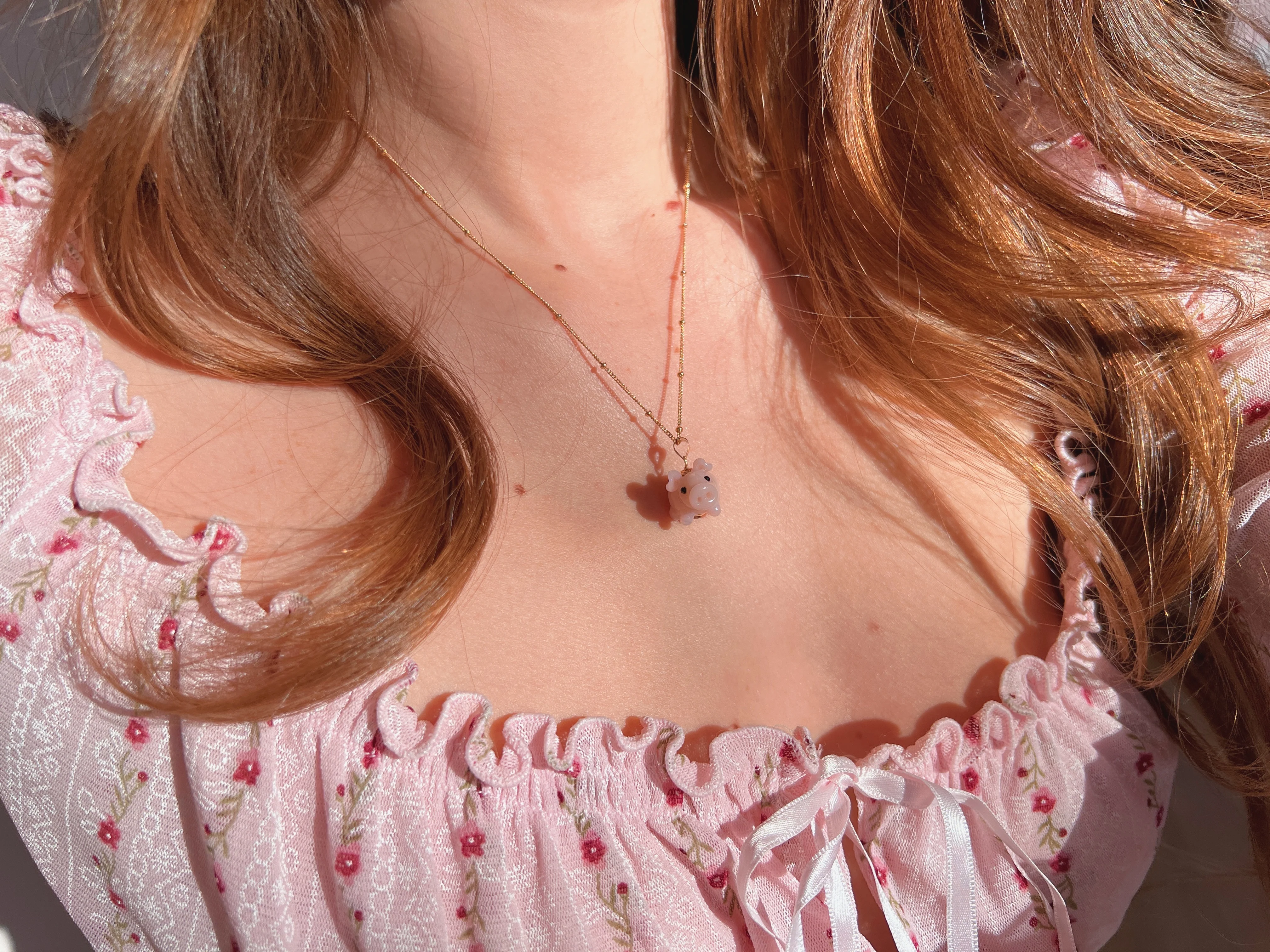 Piglet Charm Necklace - Image 4
