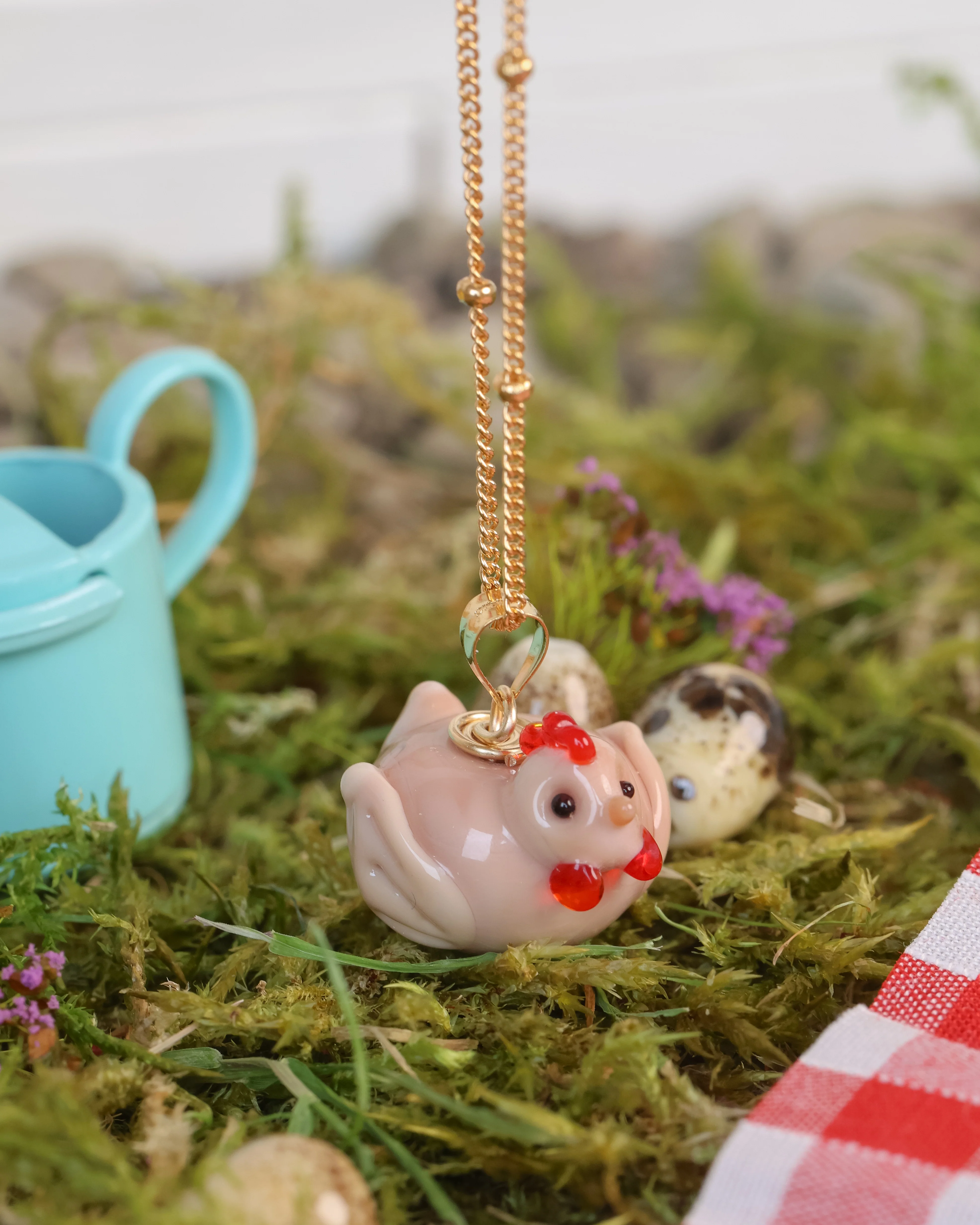 Spring Chicken Charm Necklace - Image 5