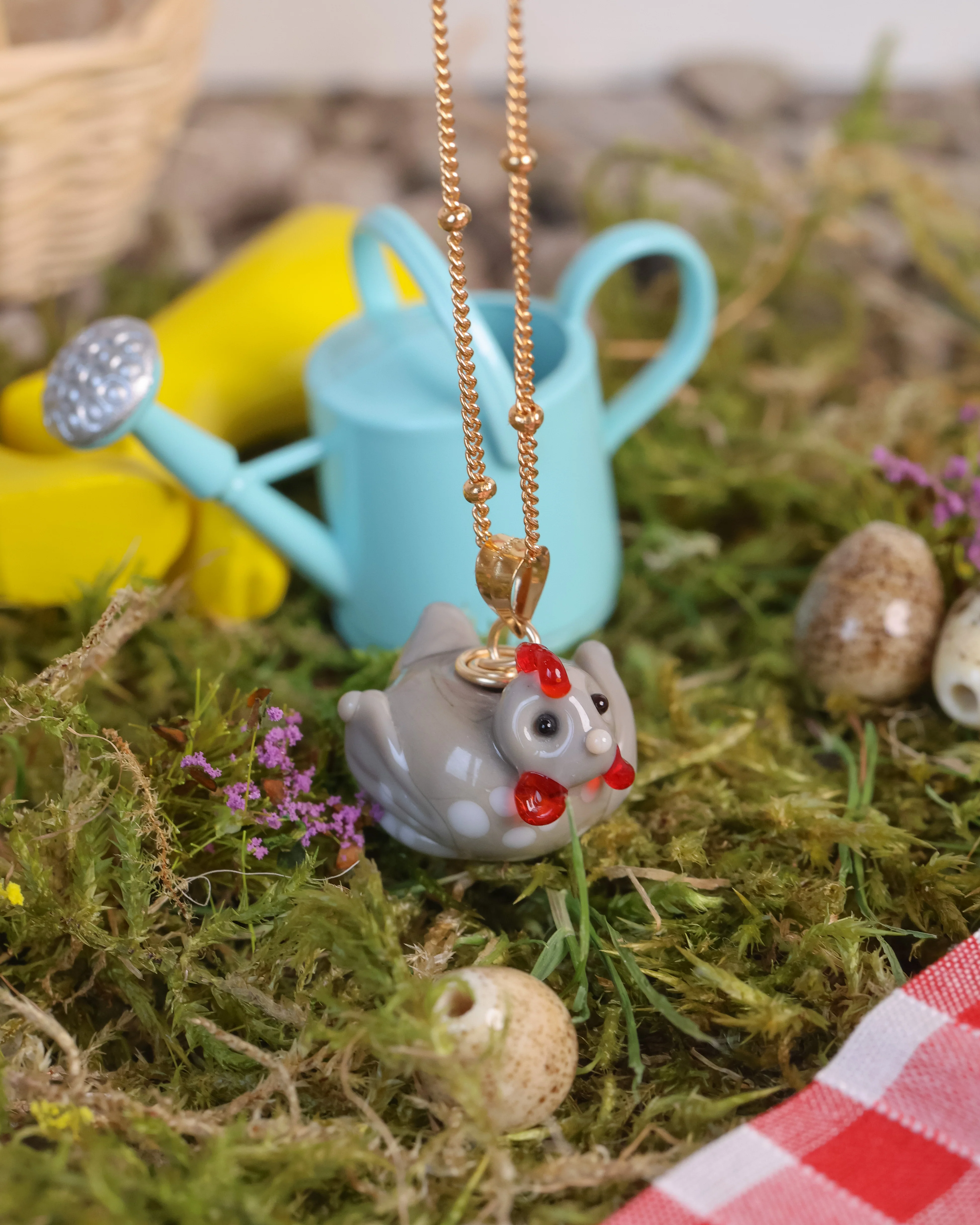 Spring Chicken Charm Necklace - Image 6