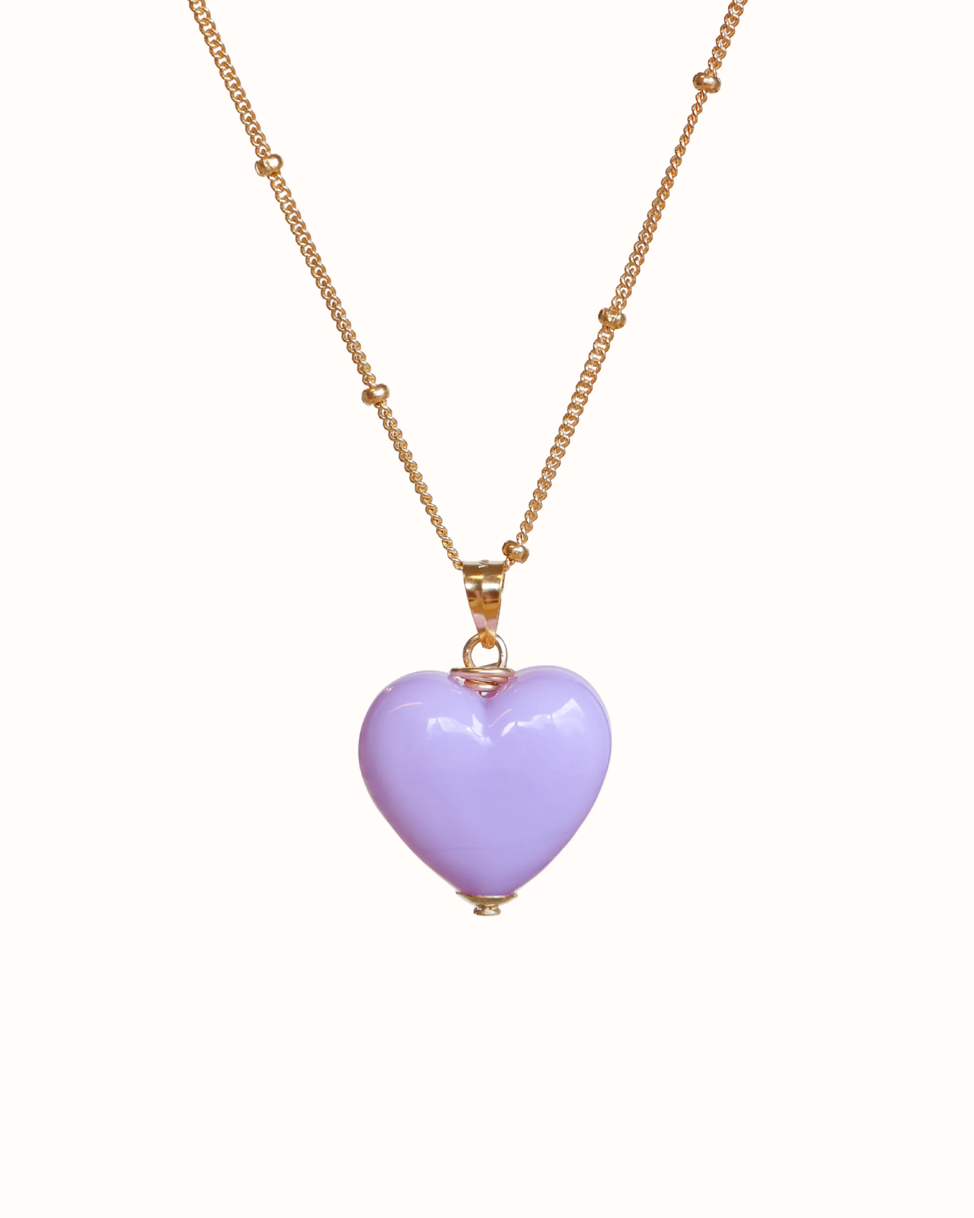 Spring Heart Charm Necklace - Image 10
