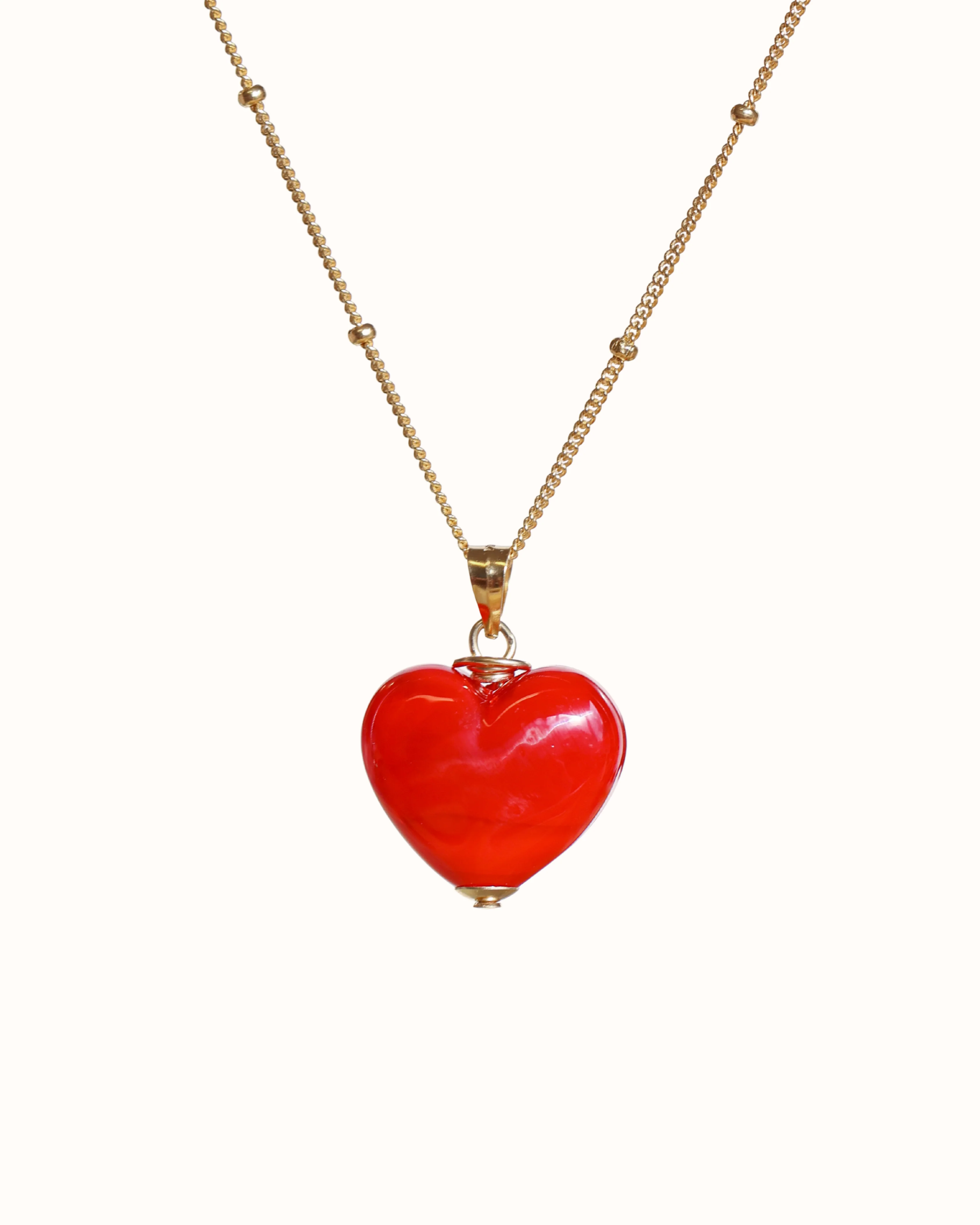 Spring Heart Charm Necklace - Image 9