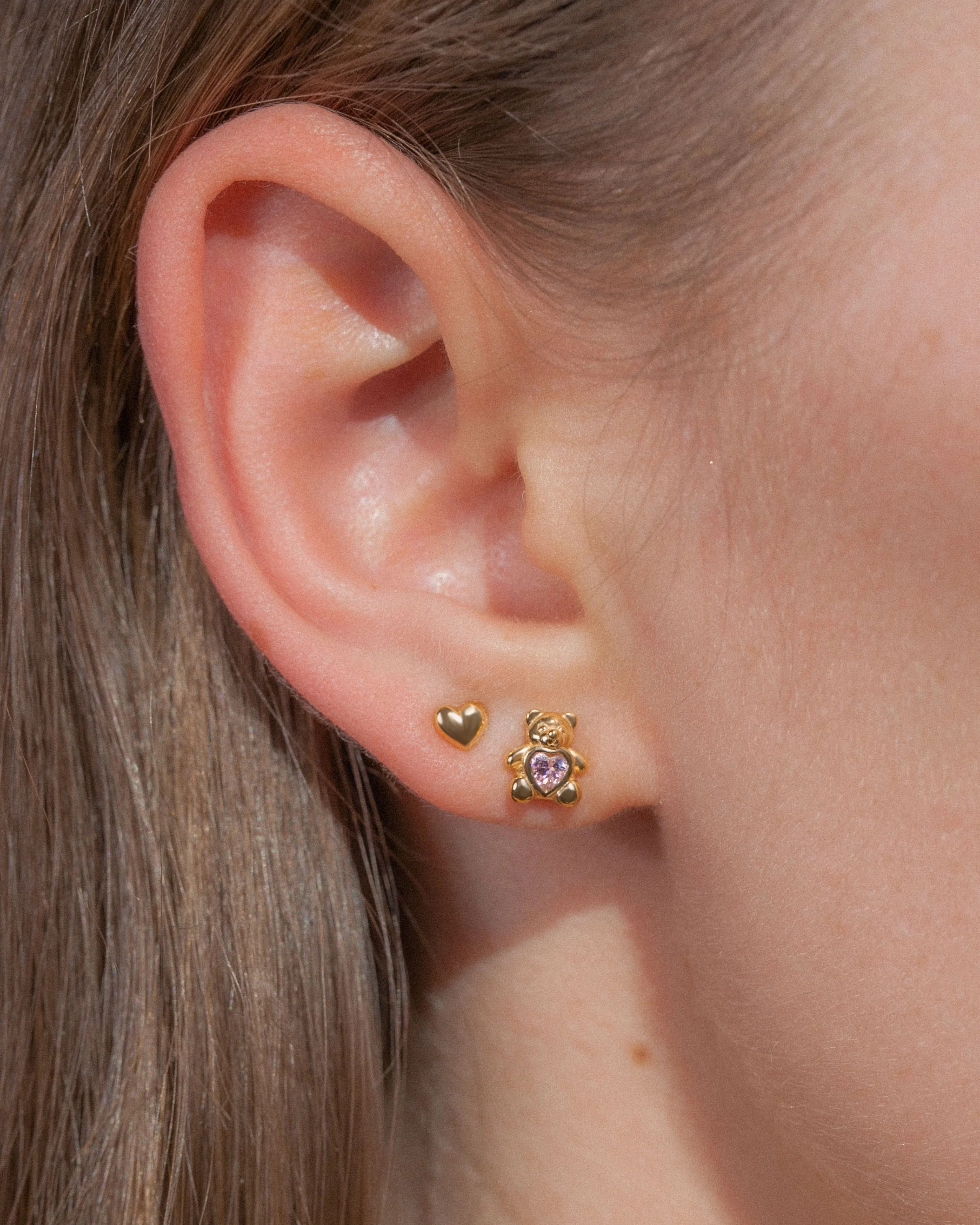 Teddy Bear Stud Earring - Image 3